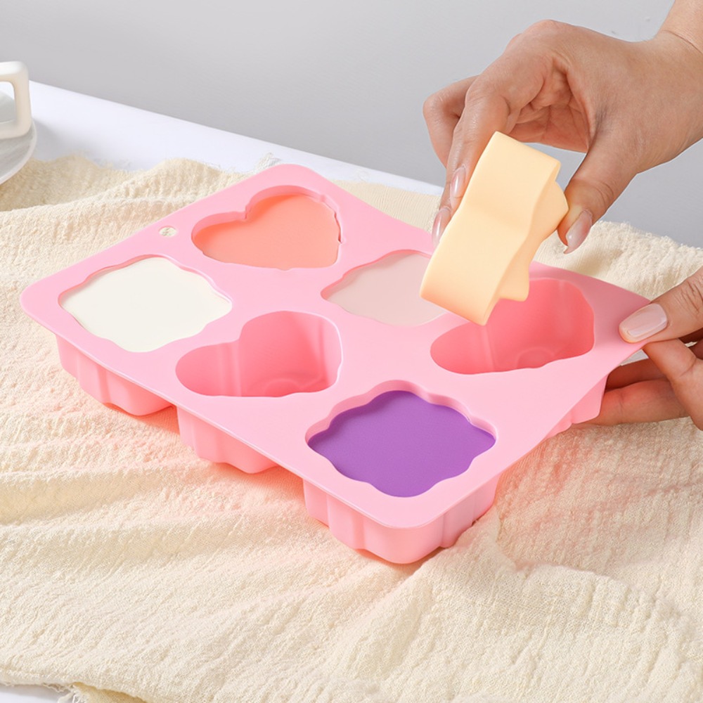 รูปหัวใจสแควร์แม่พิมพ์ซิลิโคน  - Candle Making With Beeswax บทวิจารณ์และราคา