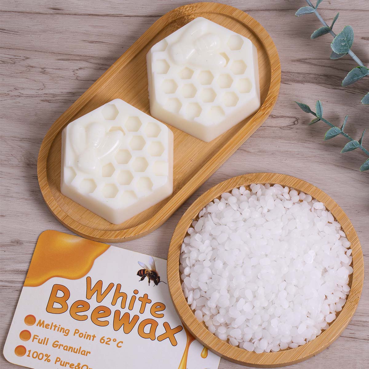 ขี้ผึ้งสีขาวธรรมชาติบริสุทธิ์เ - Candle Making With Beeswax บทวิจารณ์และราคา
